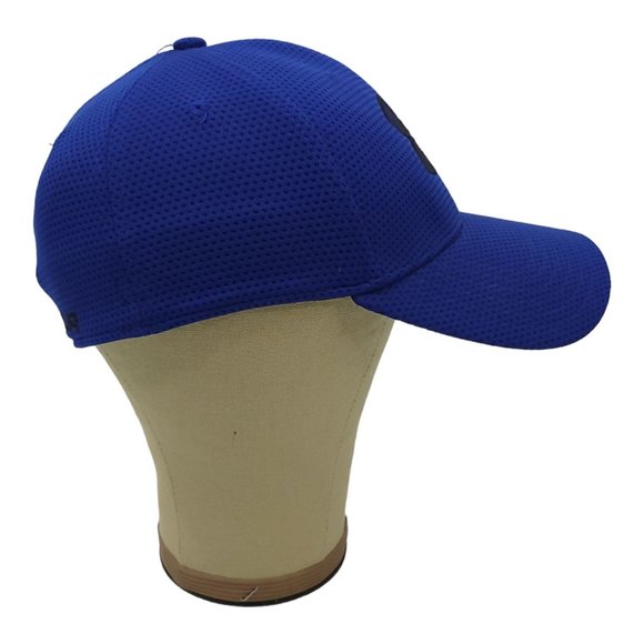 Under Armour Stretch Fit Adult M/L Cap Golf Hat Baseball Embroidered UA Blue - Picture 9 of 12